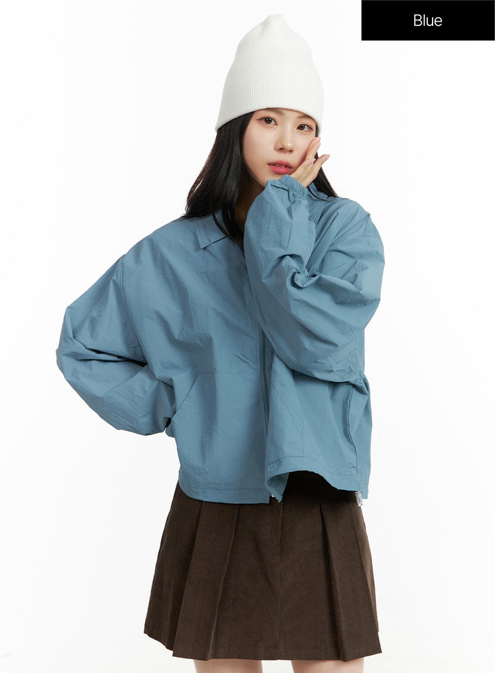 Oversized Zip-Up Jacket OF414