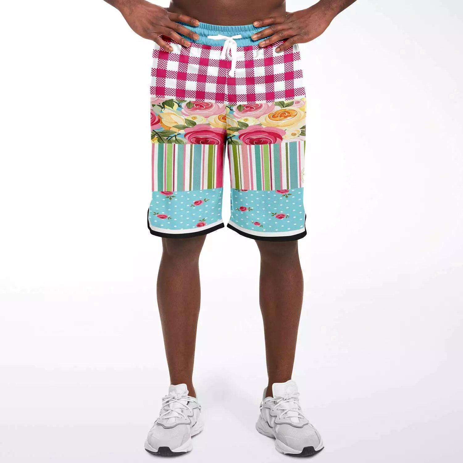 Parade of Roses Unisex Basketball Shorts