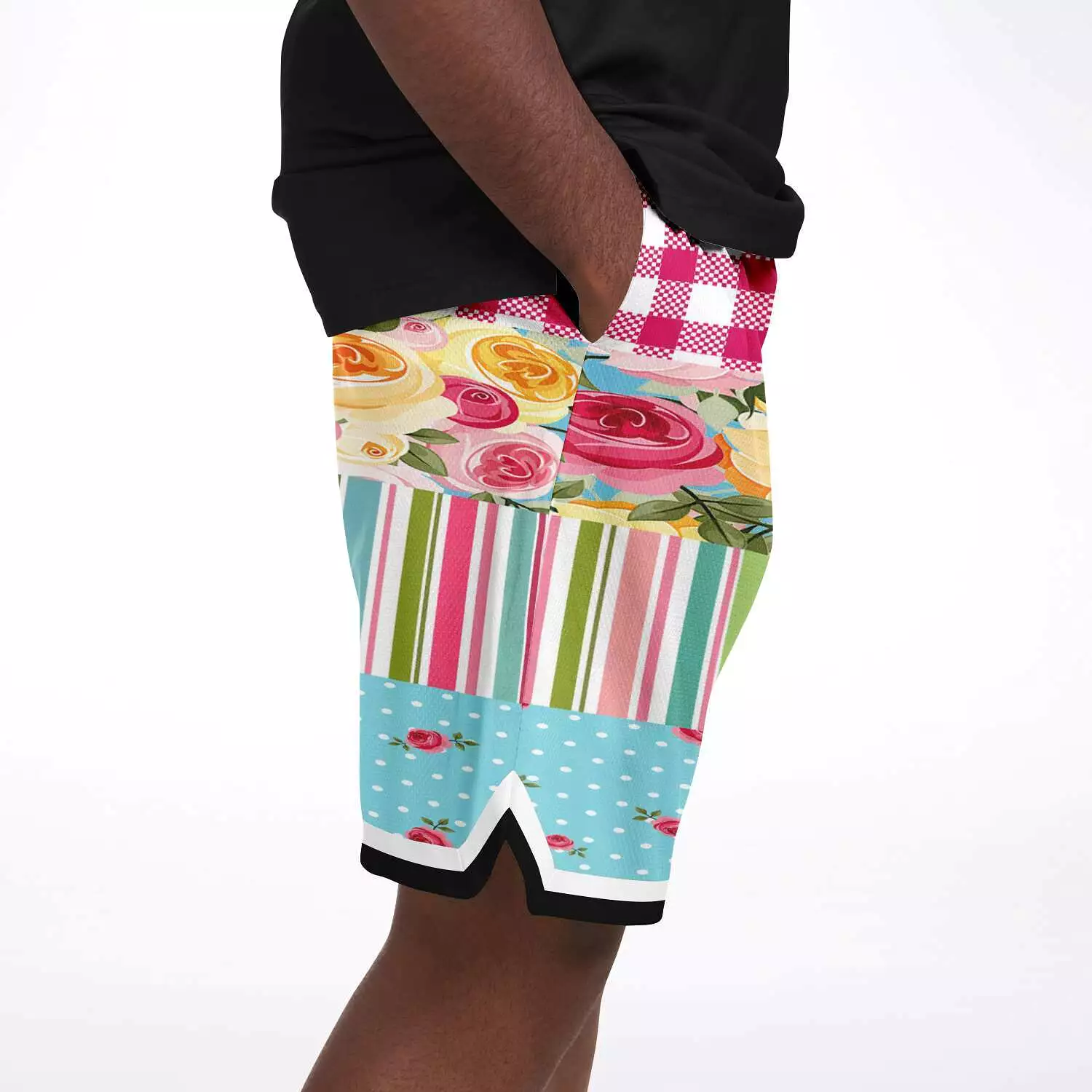 Parade of Roses Unisex Basketball Shorts