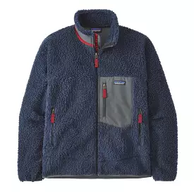 Patagonia Classic Retro-X Fleece Jacket - New Navy w/Wax Red