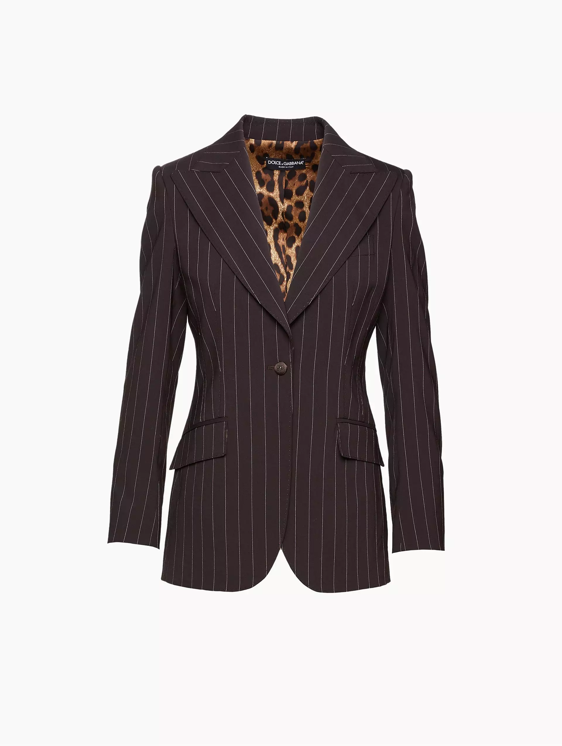 Pinstripe Single Breasted Blazer