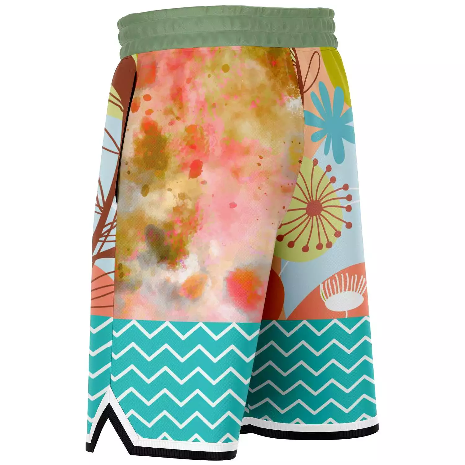 Pleasure Point Unisex Basketball Shorts