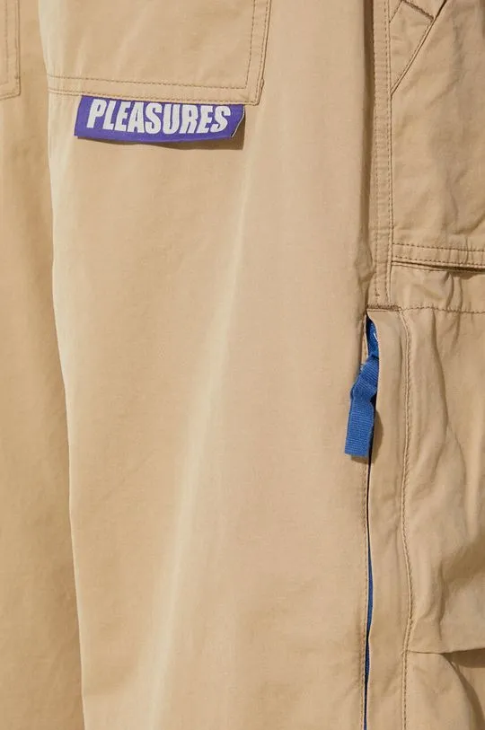 PLEASURES trousers Public Utility Pants men's beige color P24SP038.BEIGE