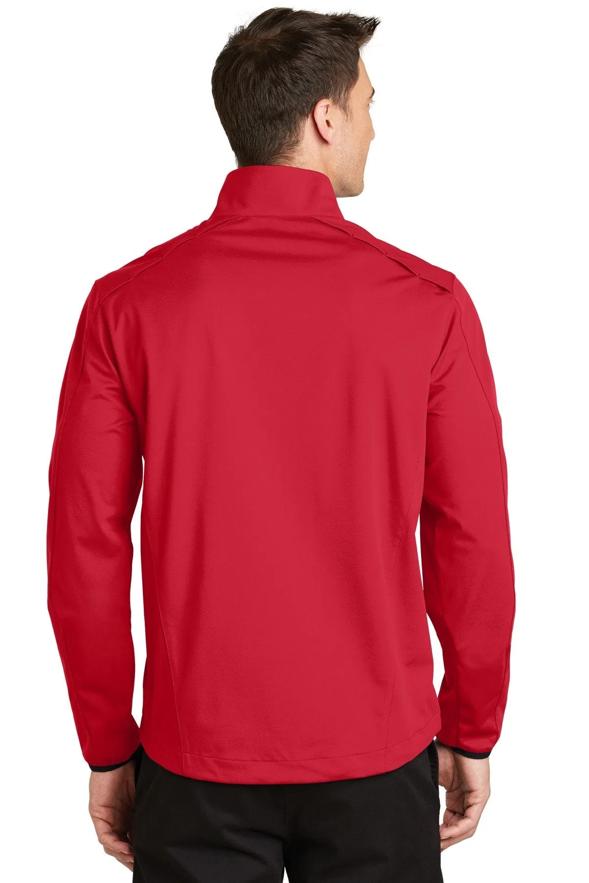 Port Authority Active 1/2-Zip Soft Shell Jacket J716 Rich Red