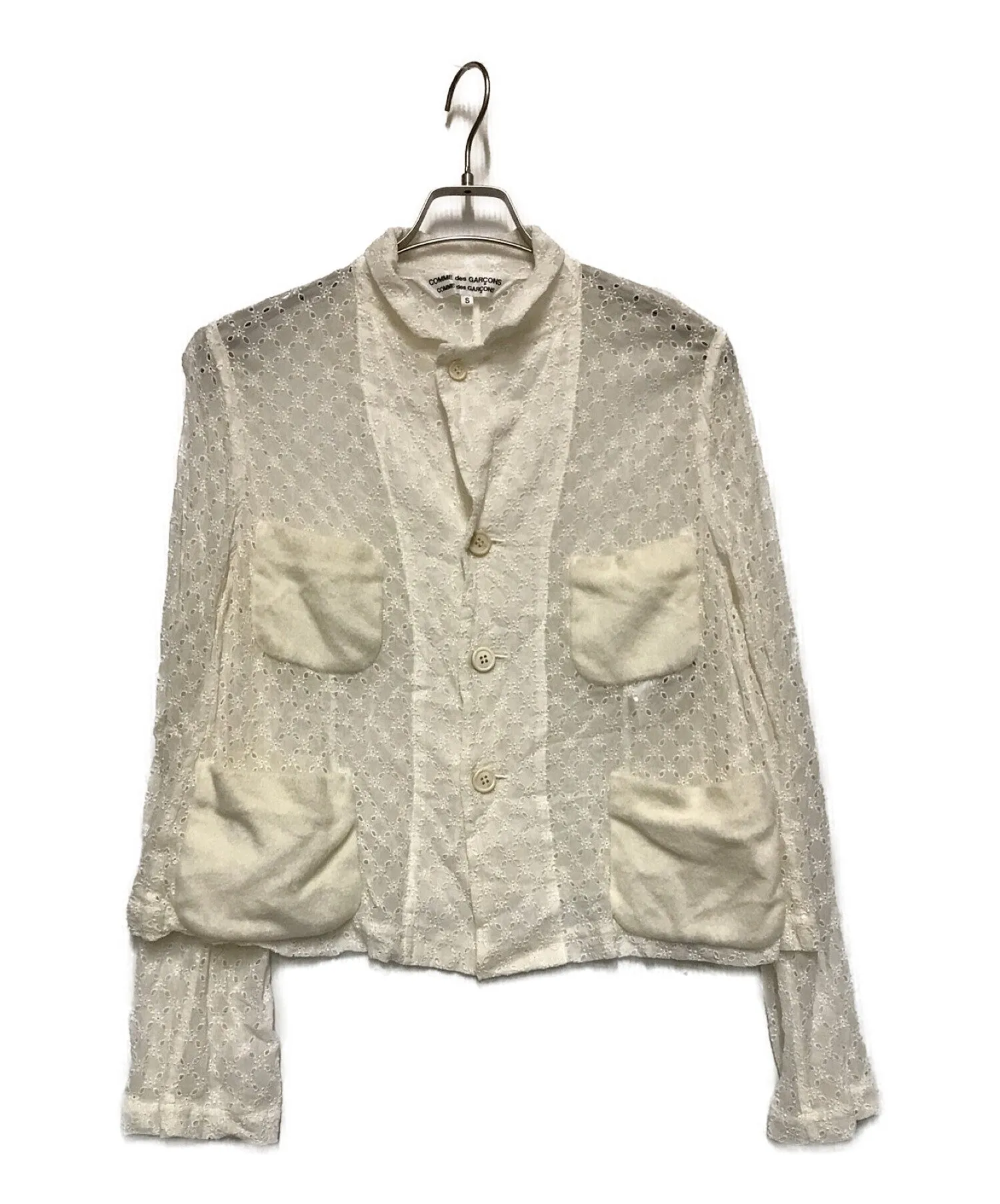 [Pre-owned] COMME des GARCONS COMME des GARCONS lace shirt jacket RK-J028