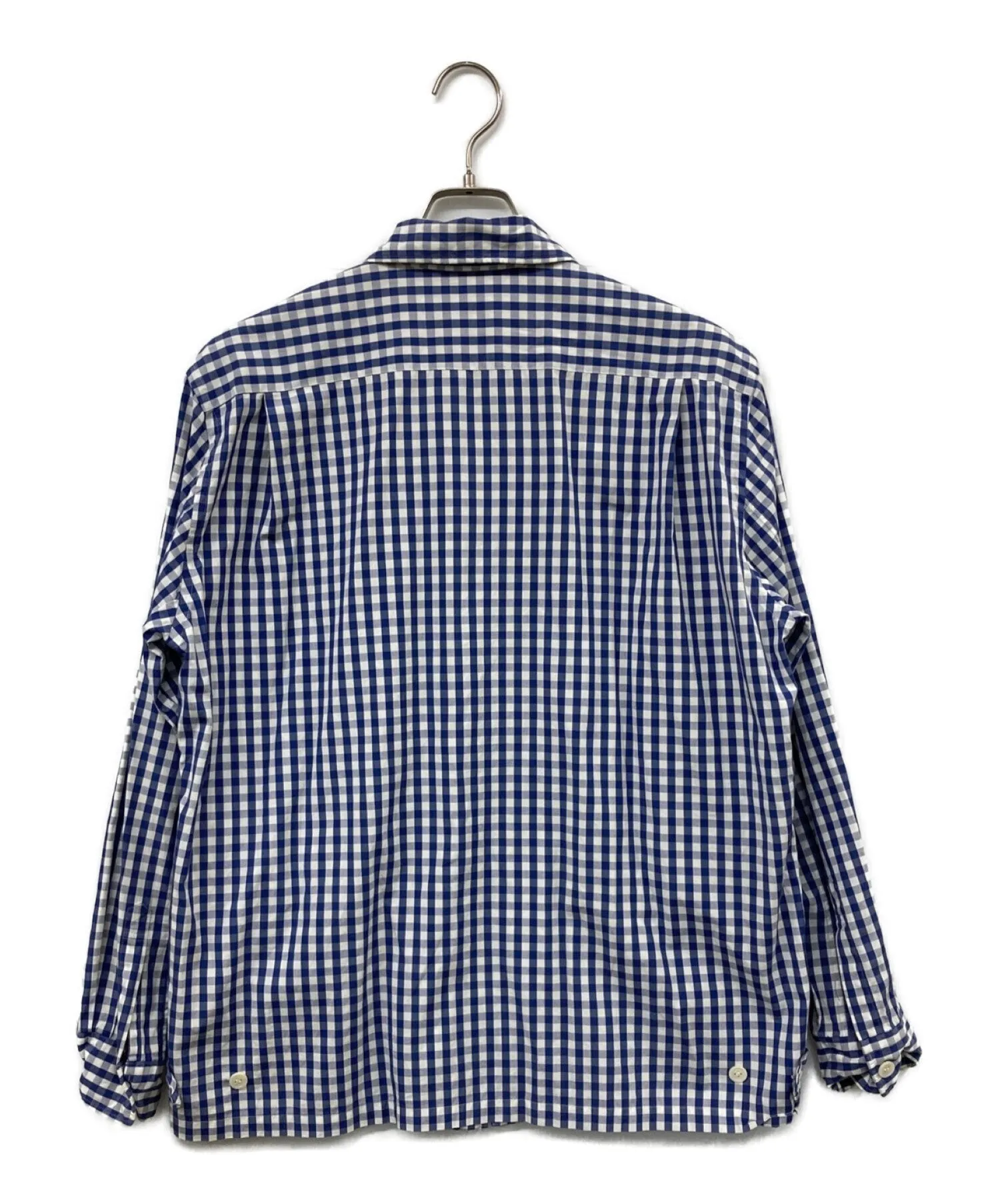 [Pre-owned] COMME des GARCONS HOMME  AD1999 Gingham check zip-up shirt jacket HB-100630