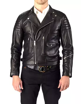 RACER - Leather Biker Jacket