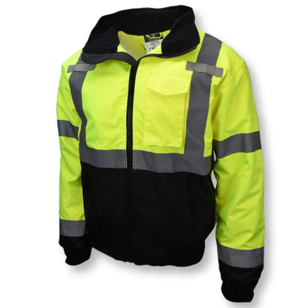 Radians Class 3 Two-in-One High Visibility Bomber Safety Jacket