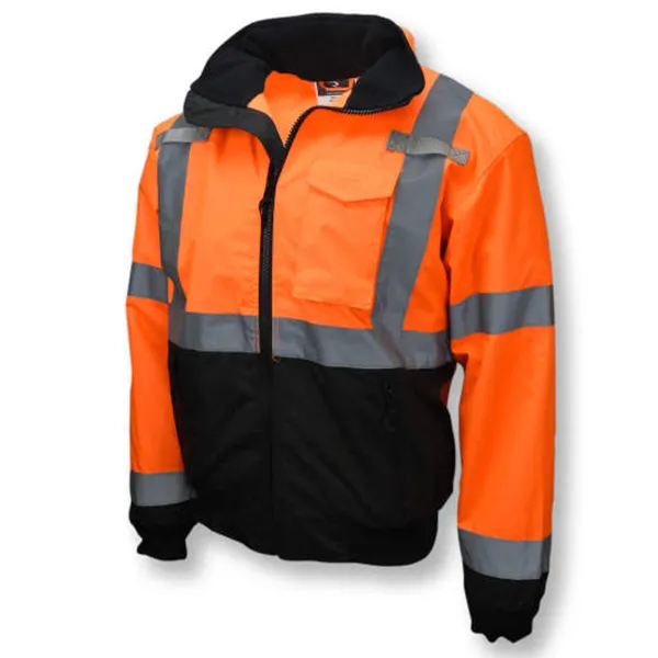 Radians Class 3 Two-in-One High Visibility Bomber Safety Jacket