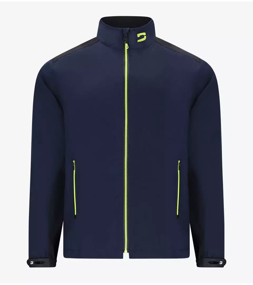 RAIN-TEK SUIT JACKET  - NAVY / LIME