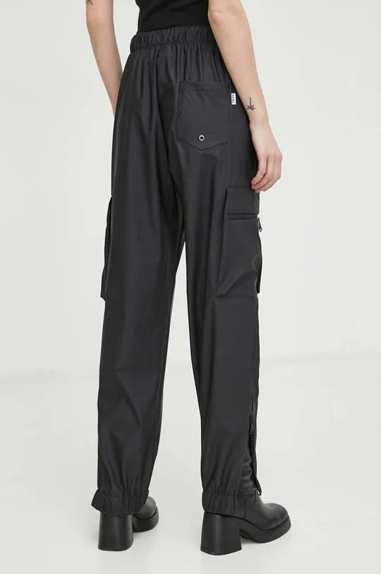 Rains joggers 18850 Pants black color