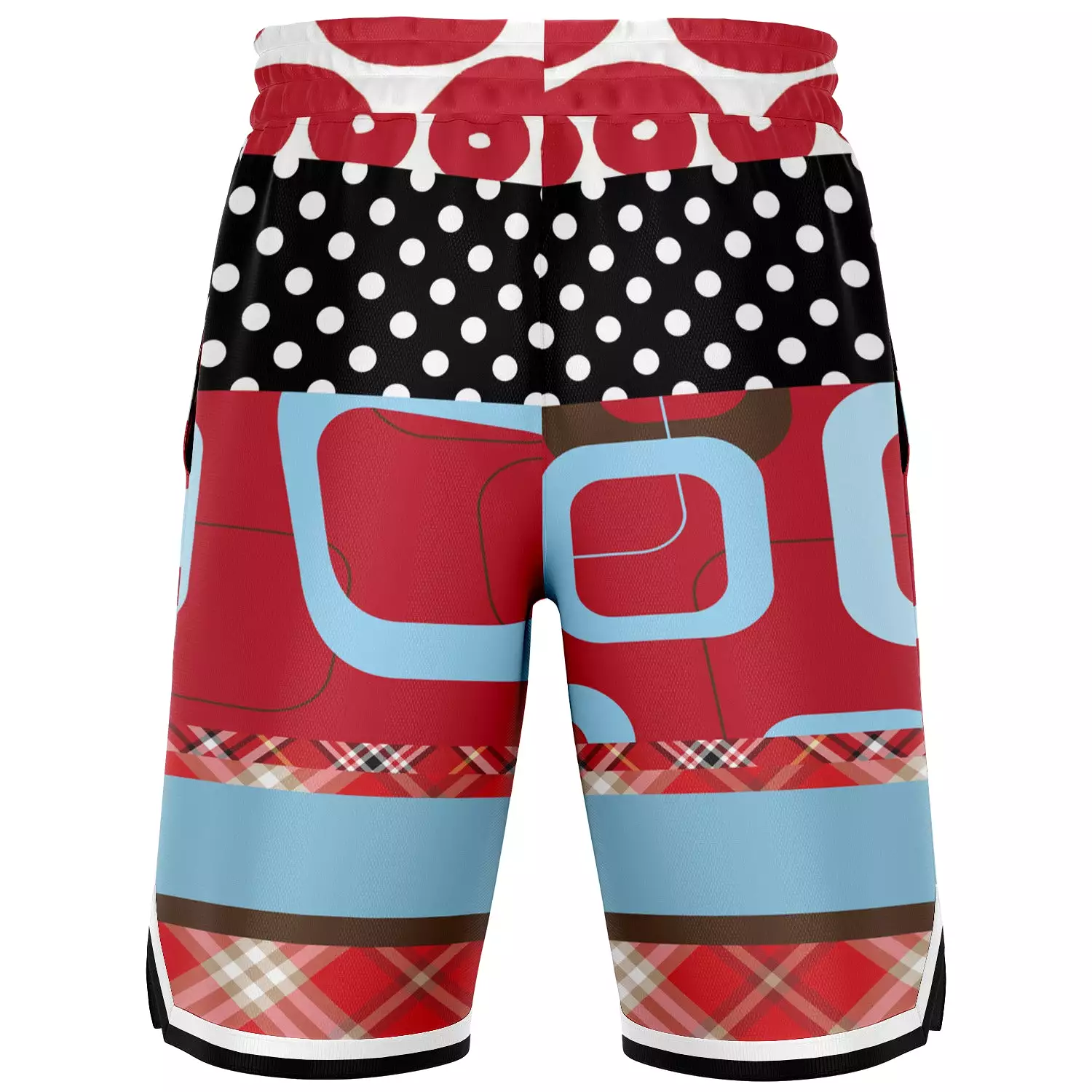 Red Pacific Palisades Basketball Shorts