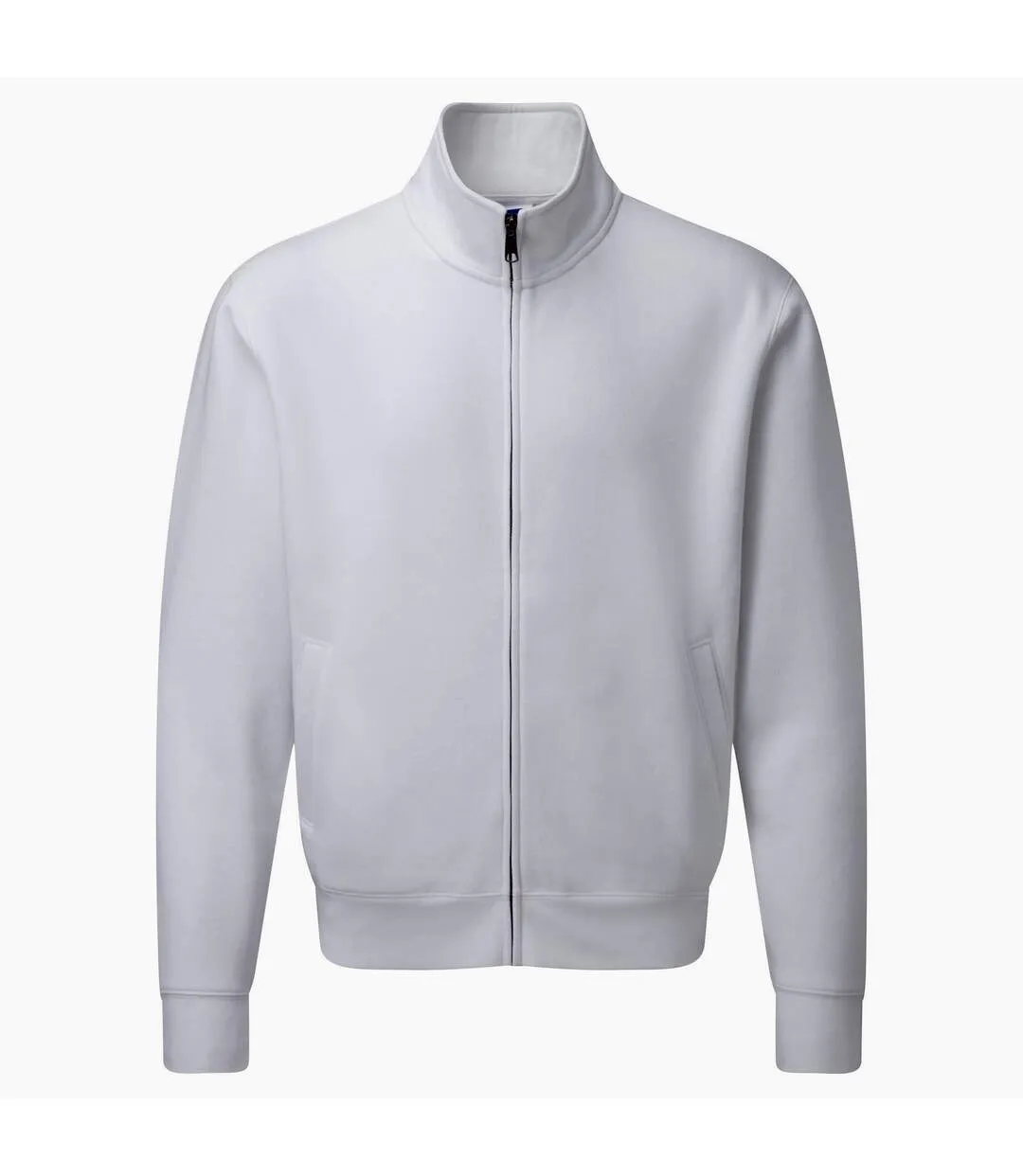 Russell Mens Authentic Full Zip Sweatshirt Jacket (White) - UTRW5509