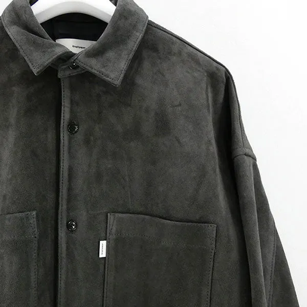 SALE 30%OFF ! 【Graphpaper/グラフペーパー】Goat Suede Box Shirt Jacket