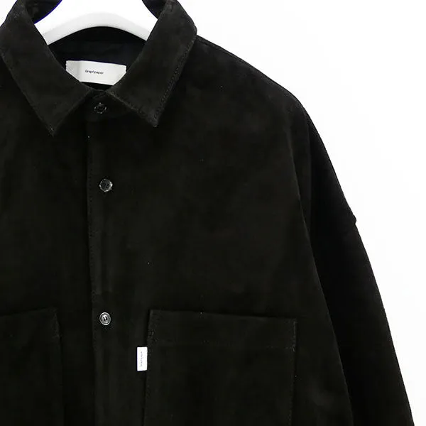 SALE 30%OFF ! 【Graphpaper/グラフペーパー】Goat Suede Box Shirt Jacket