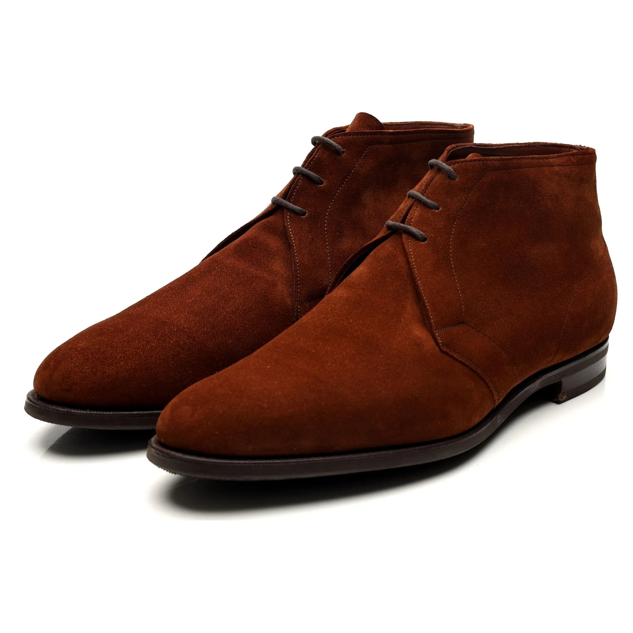 'Shanklin' Snuff Brown Suede Chukka Boots UK 11.5 E