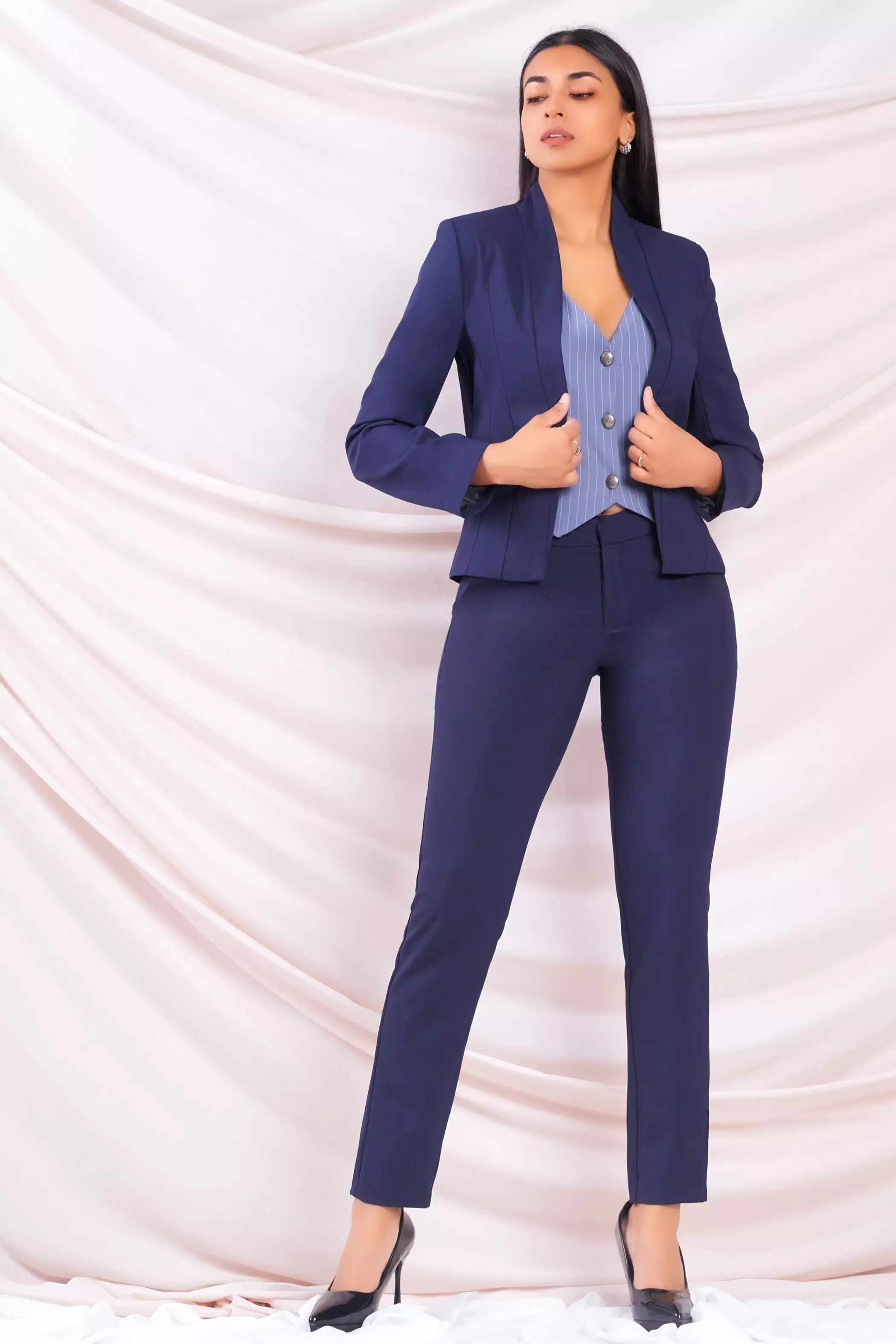 Single Lapel Open Blazer