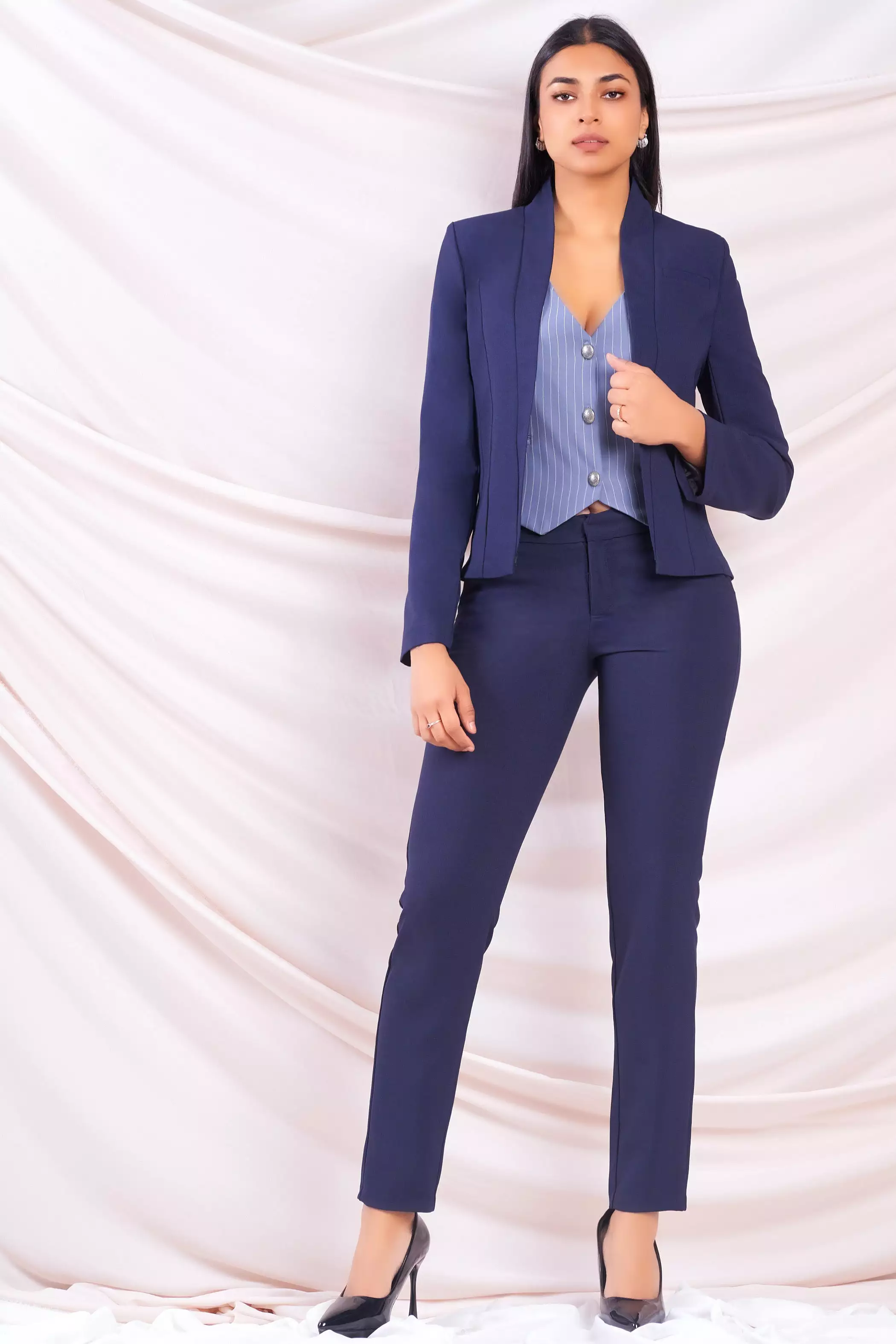 Single Lapel Open Blazer