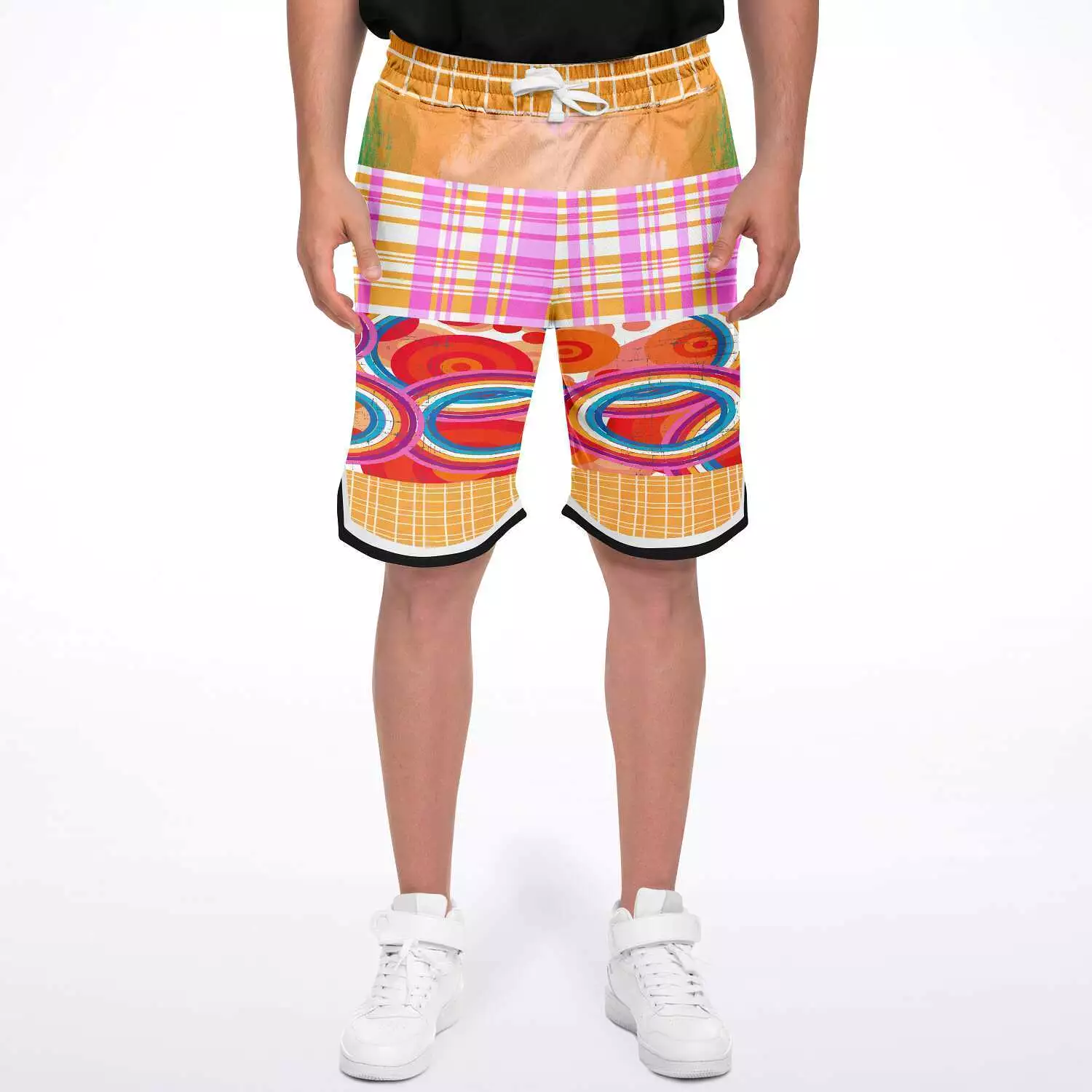 Solar Flare Unisex Basketball Shorts