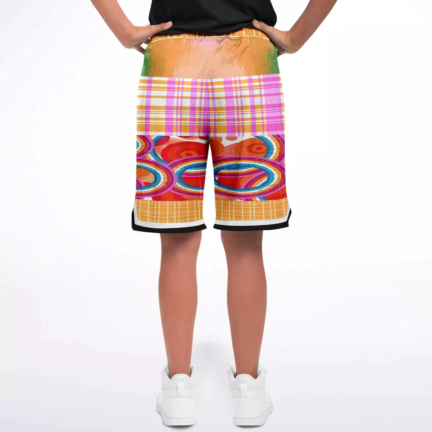 Solar Flare Unisex Basketball Shorts