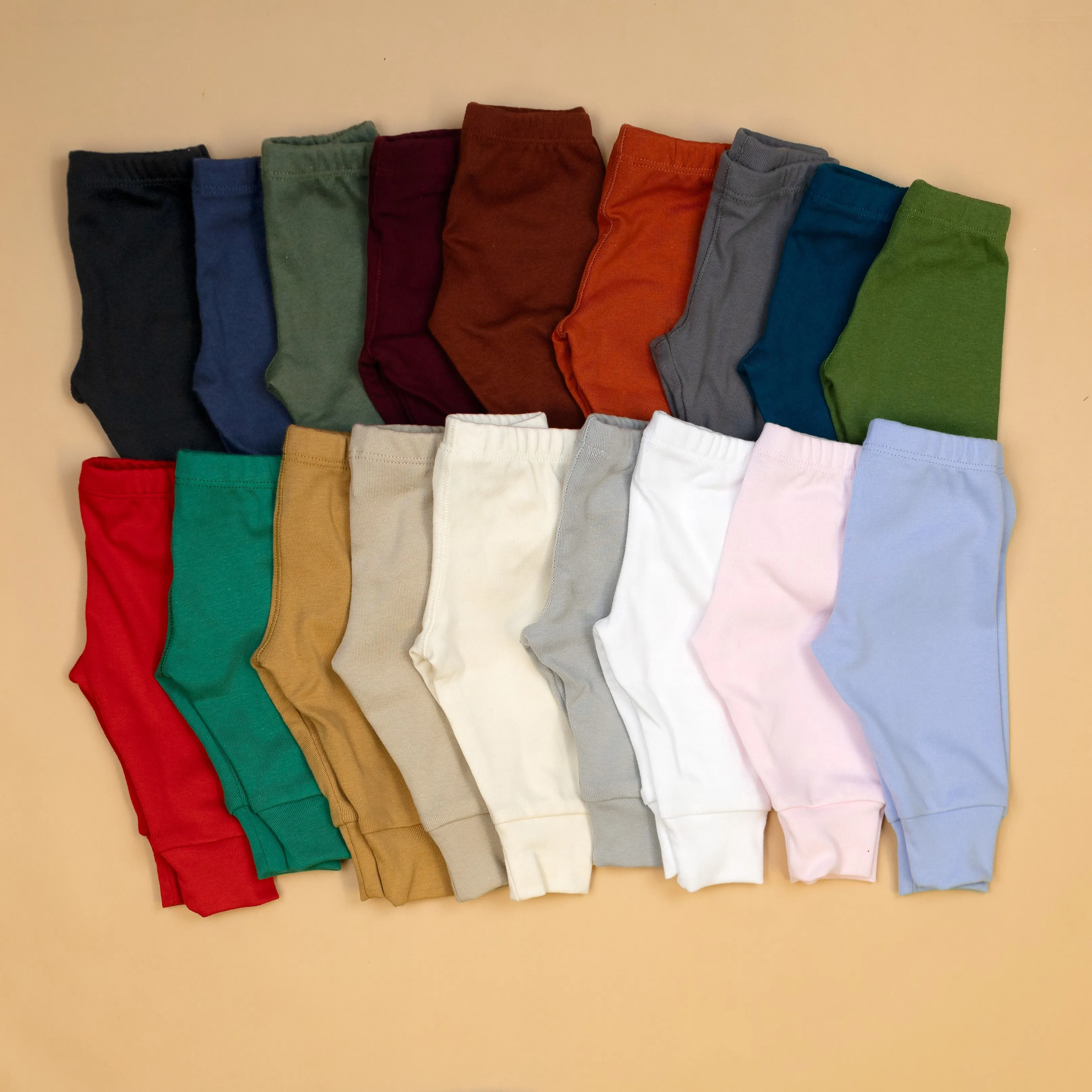 Solid Color Classic Baby Pants