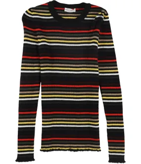 Sonia Rykiel Womens Ribbed Knit Sweater