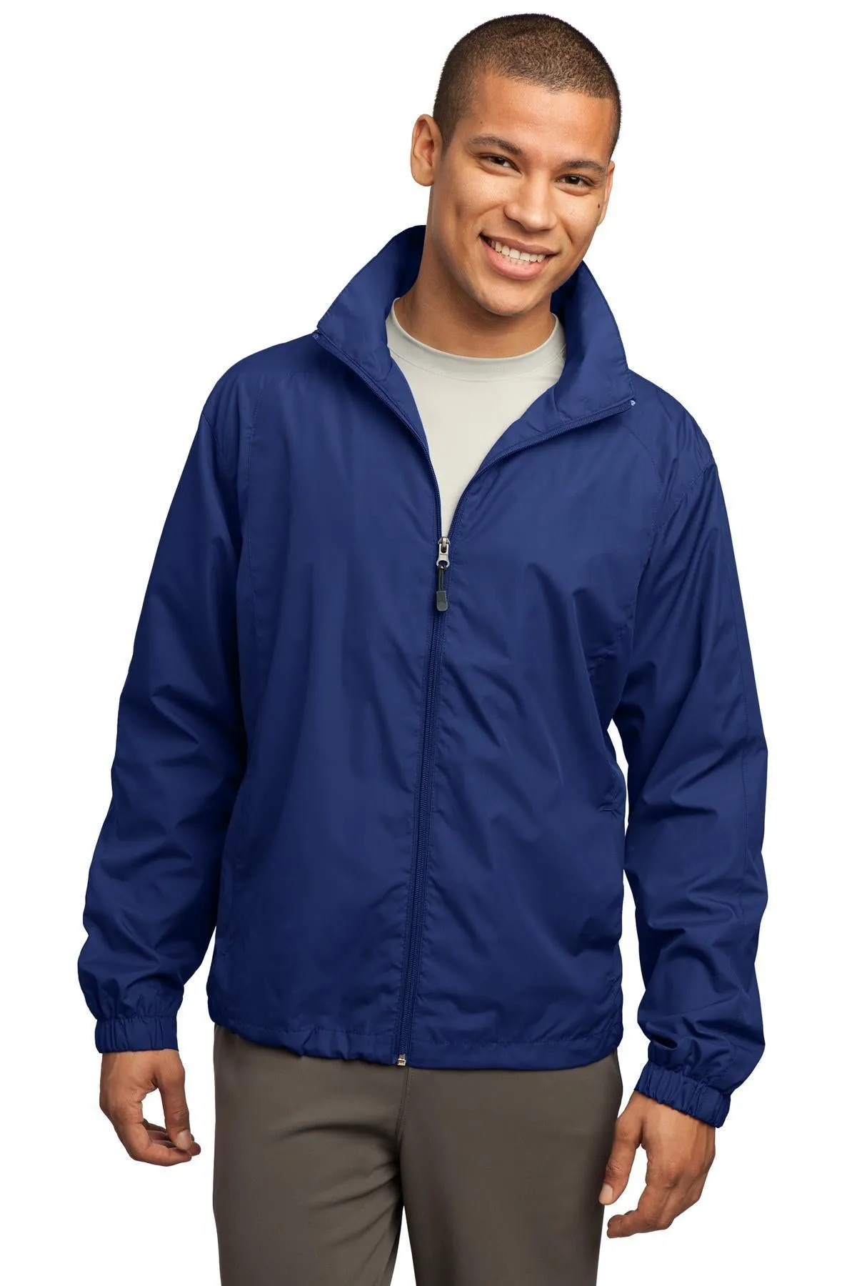 Sport-Tek Full-Zip Wind Jacket JST70 True Royal