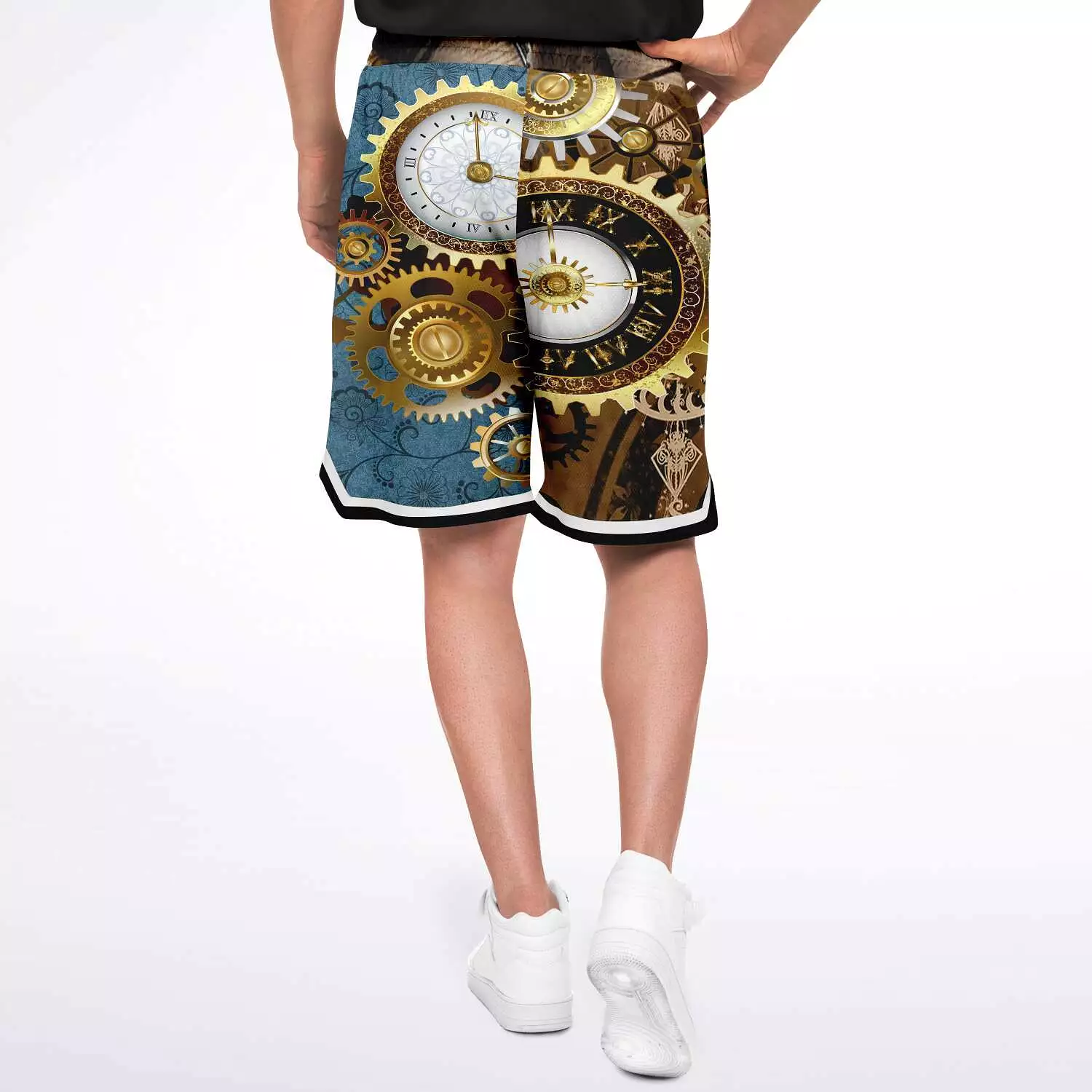 Steampunk Galactica Unisex Basketball Shorts