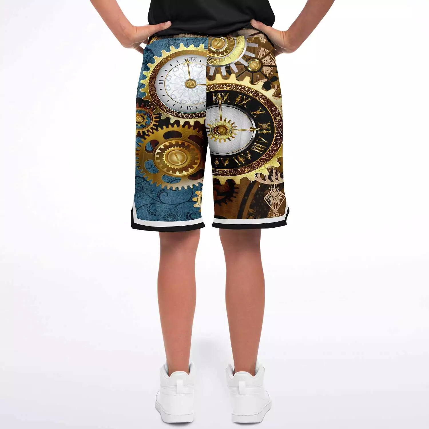 Steampunk Galactica Unisex Basketball Shorts