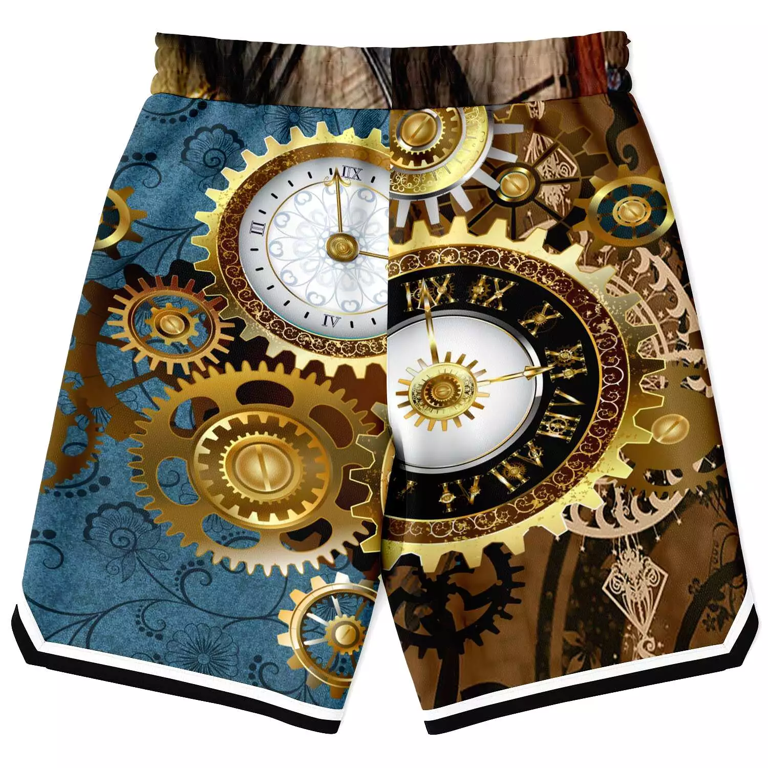 Steampunk Galactica Unisex Basketball Shorts