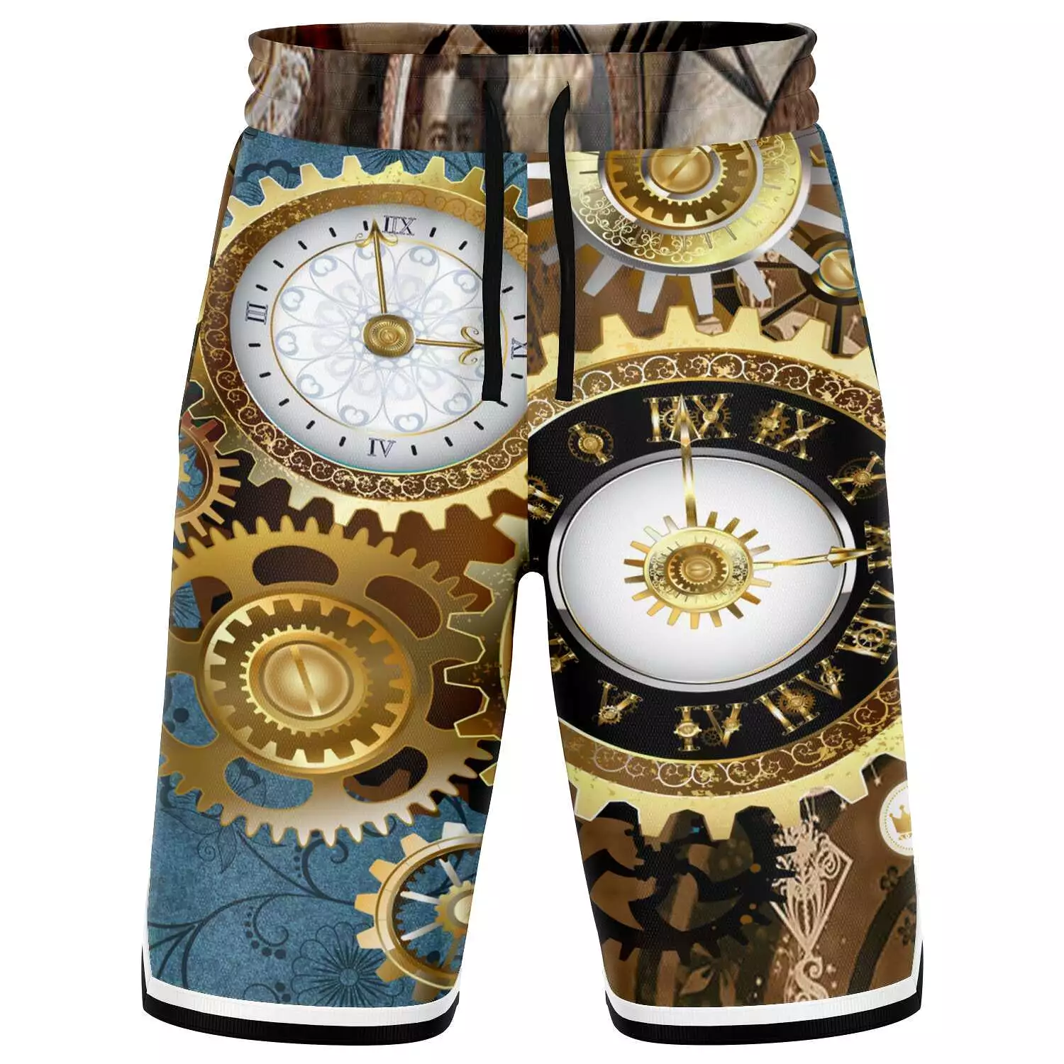 Steampunk Galactica Unisex Basketball Shorts