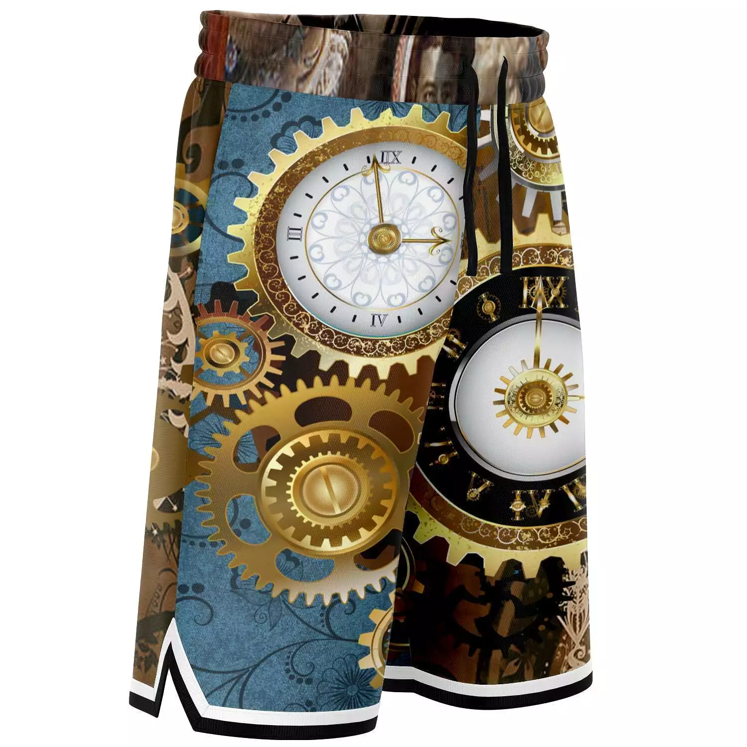 Steampunk Galactica Unisex Basketball Shorts