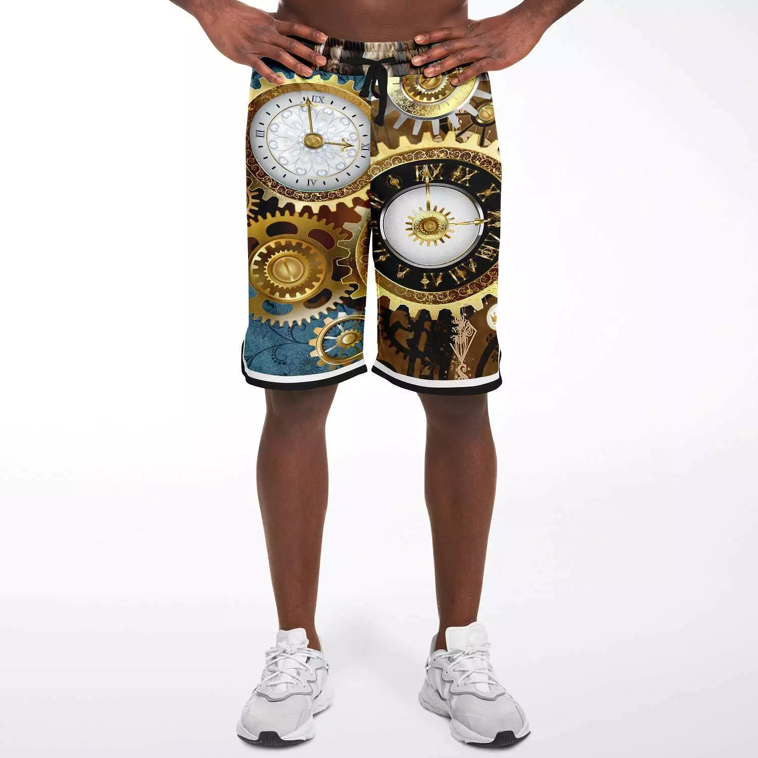 Steampunk Galactica Unisex Basketball Shorts