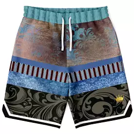 Steampunk Warrior Unisex Basketball Shorts