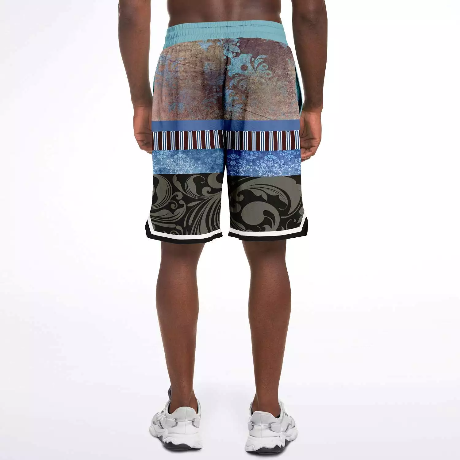 Steampunk Warrior Unisex Basketball Shorts