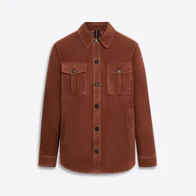 Suede Shirt Jacket