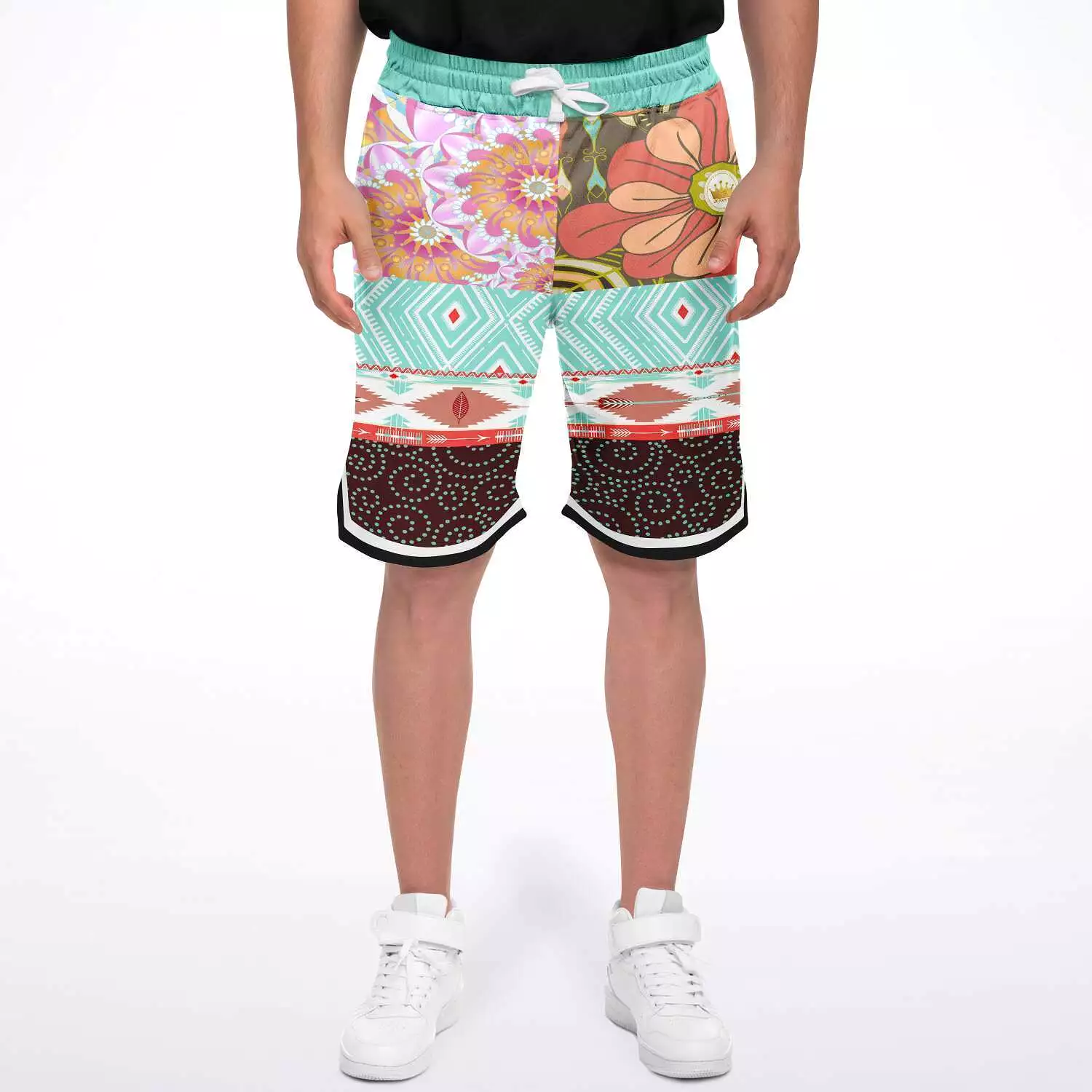 Summer of Love Unisex Basketball Shorts