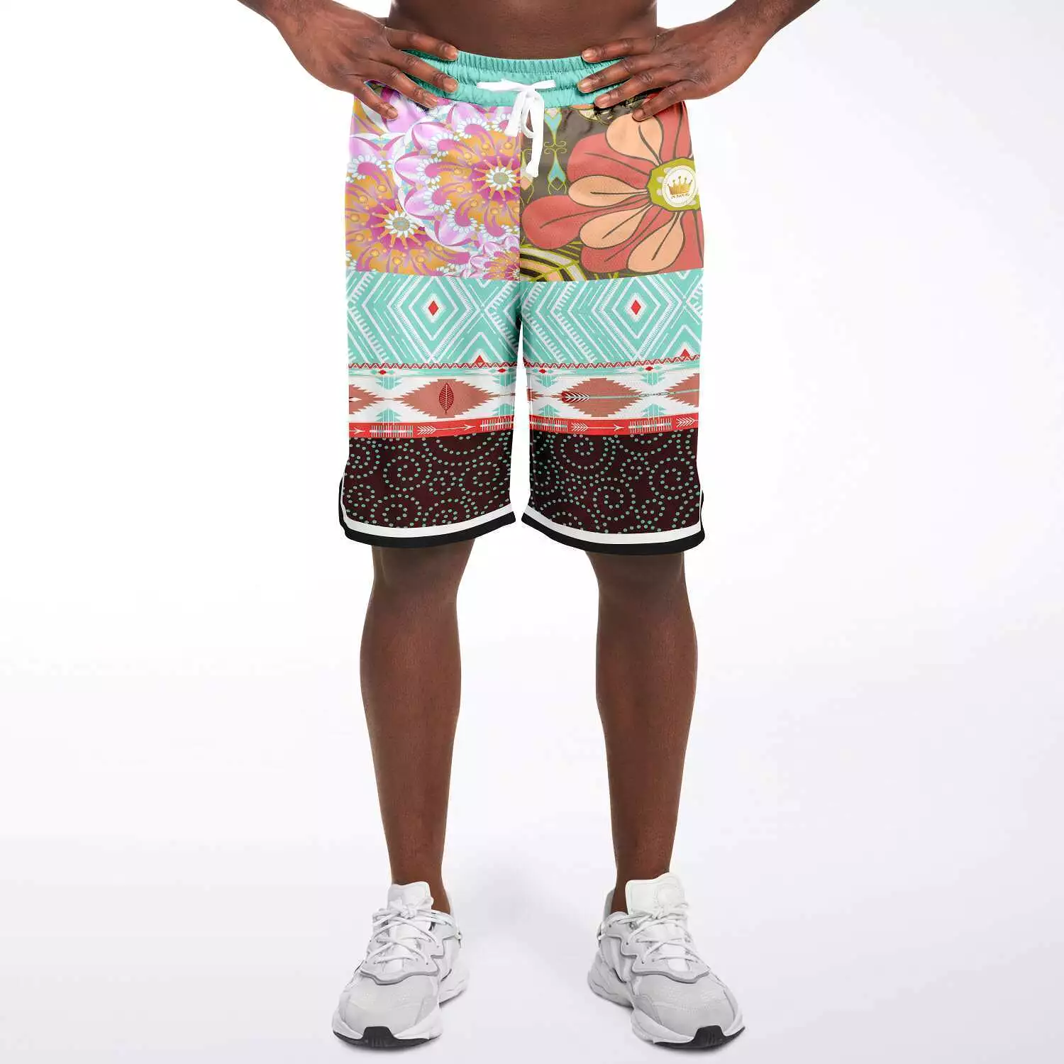 Summer of Love Unisex Basketball Shorts