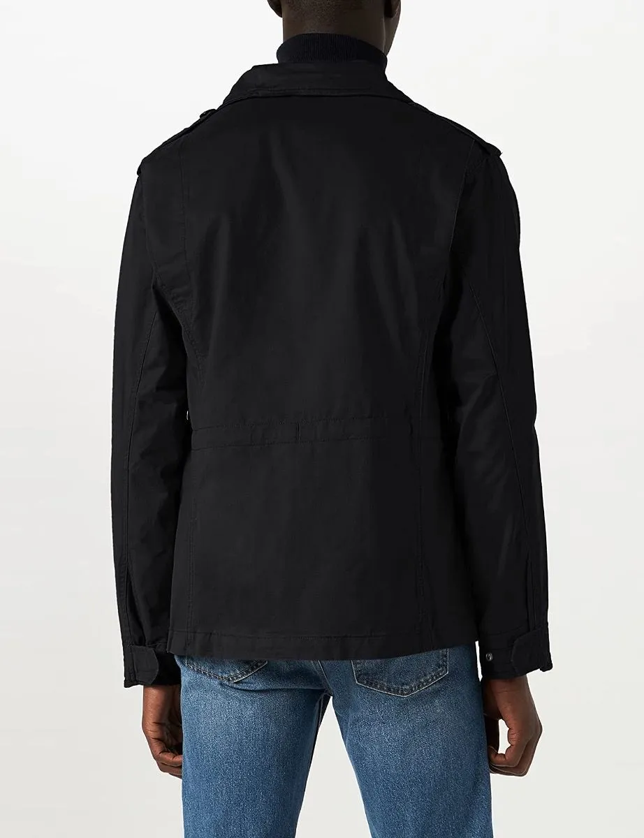 Superdry Field Casual Bomber Puffer Jacket Jet Black