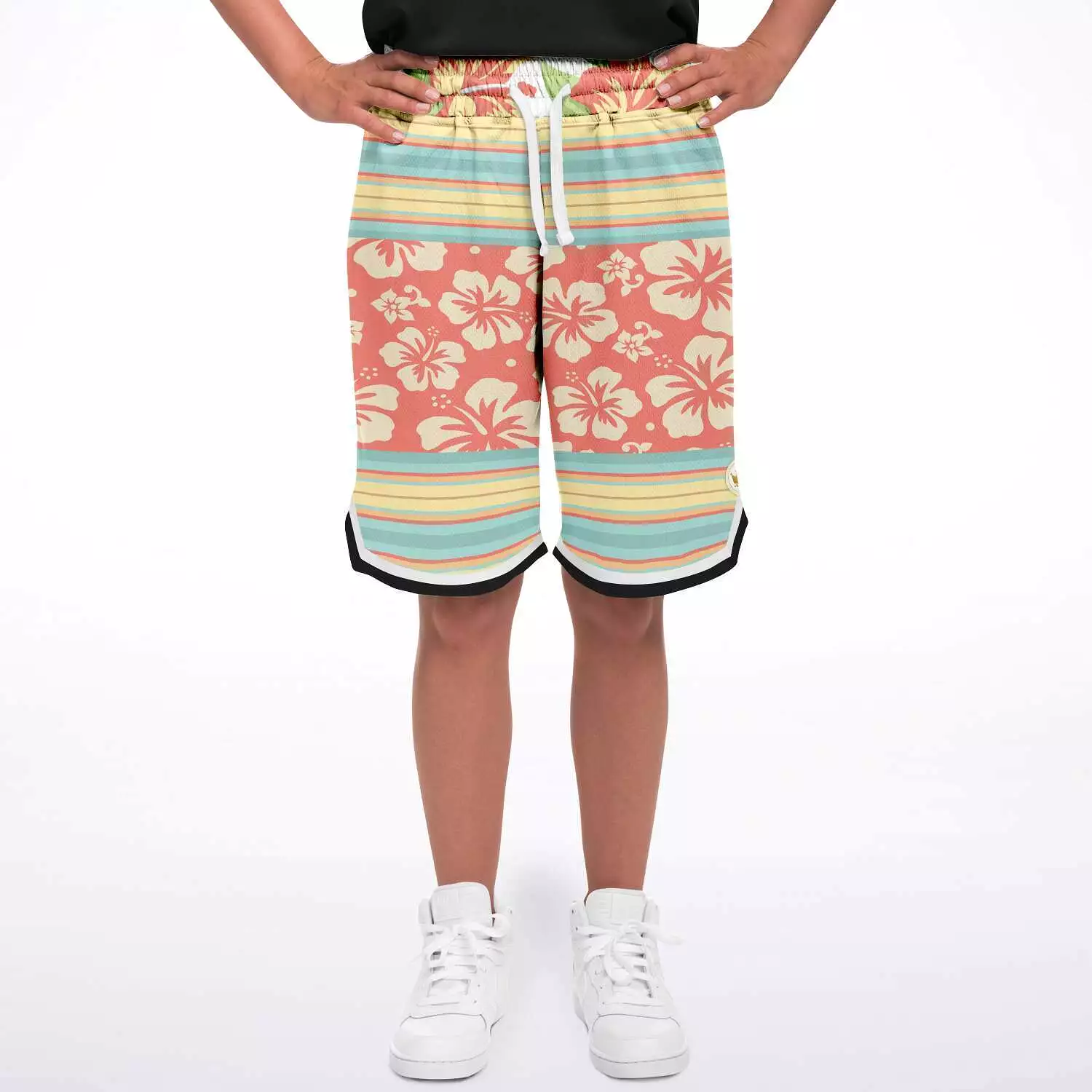 Surf's Up Kowabunga Unisex Basketball Shorts