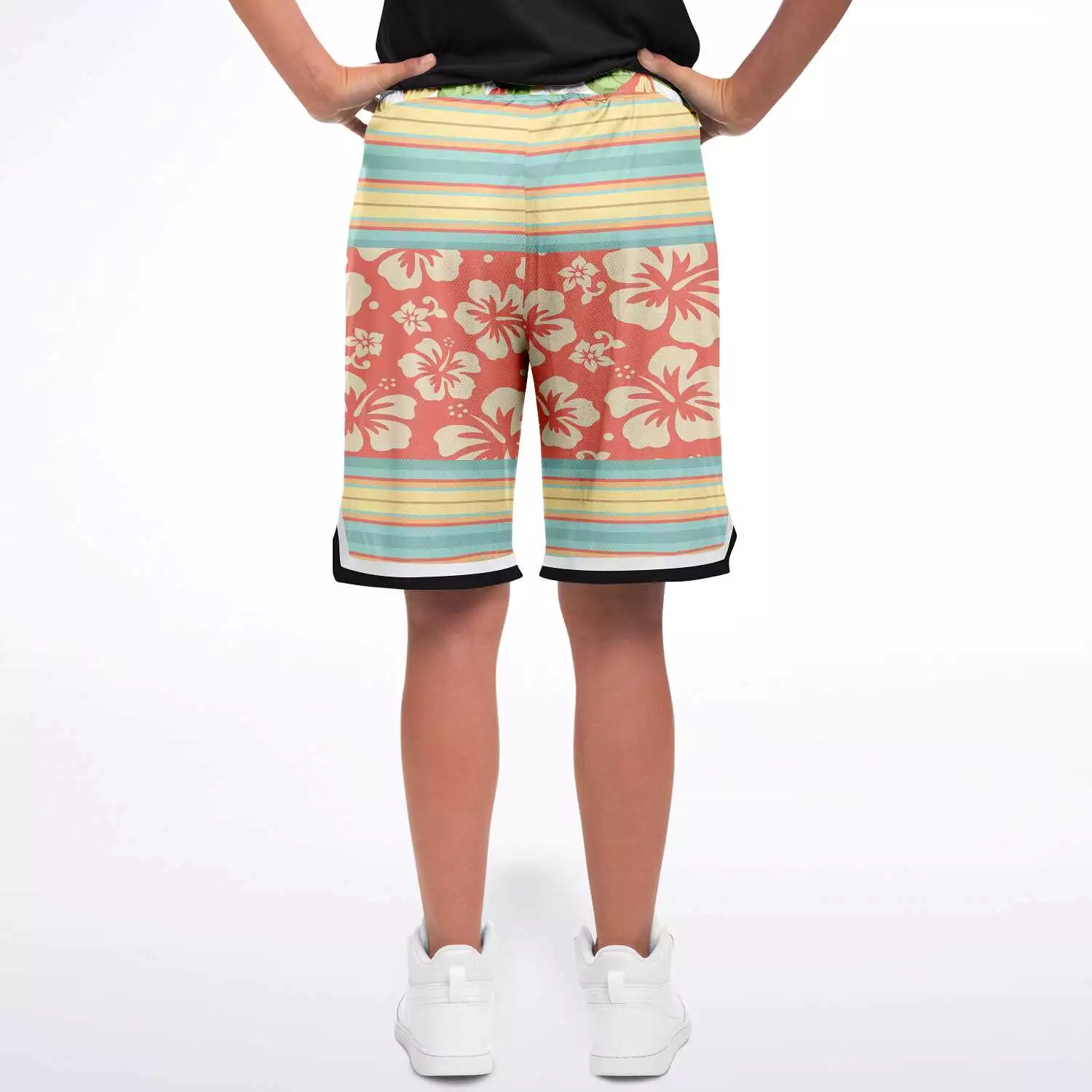 Surf's Up Kowabunga Unisex Basketball Shorts