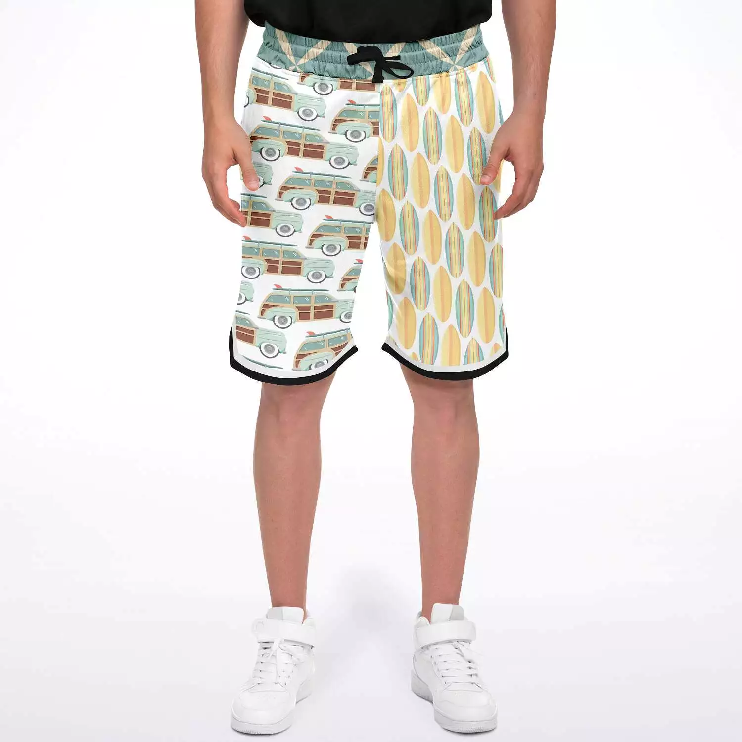 Surf's Up Unisex Basketball Shorts