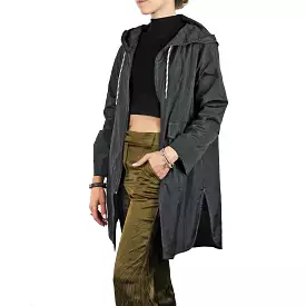 Taffeta Hoodie Jacket Black