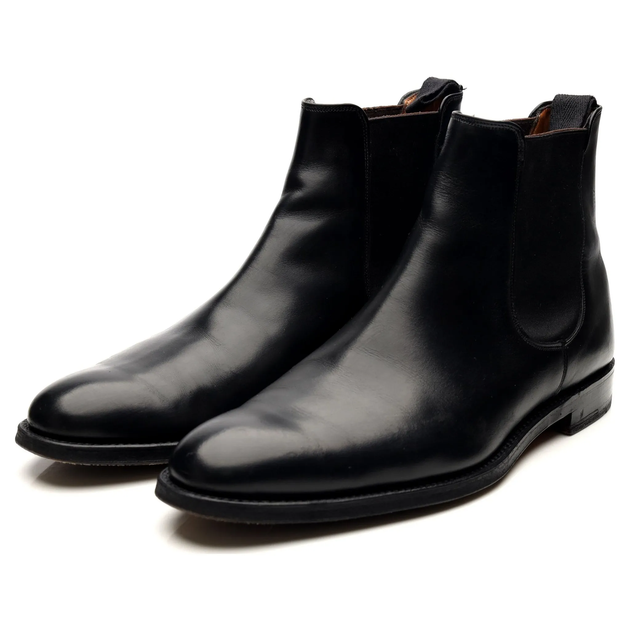 'Threadneedle' Black Leather Chelsea Boots UK 7.5 F