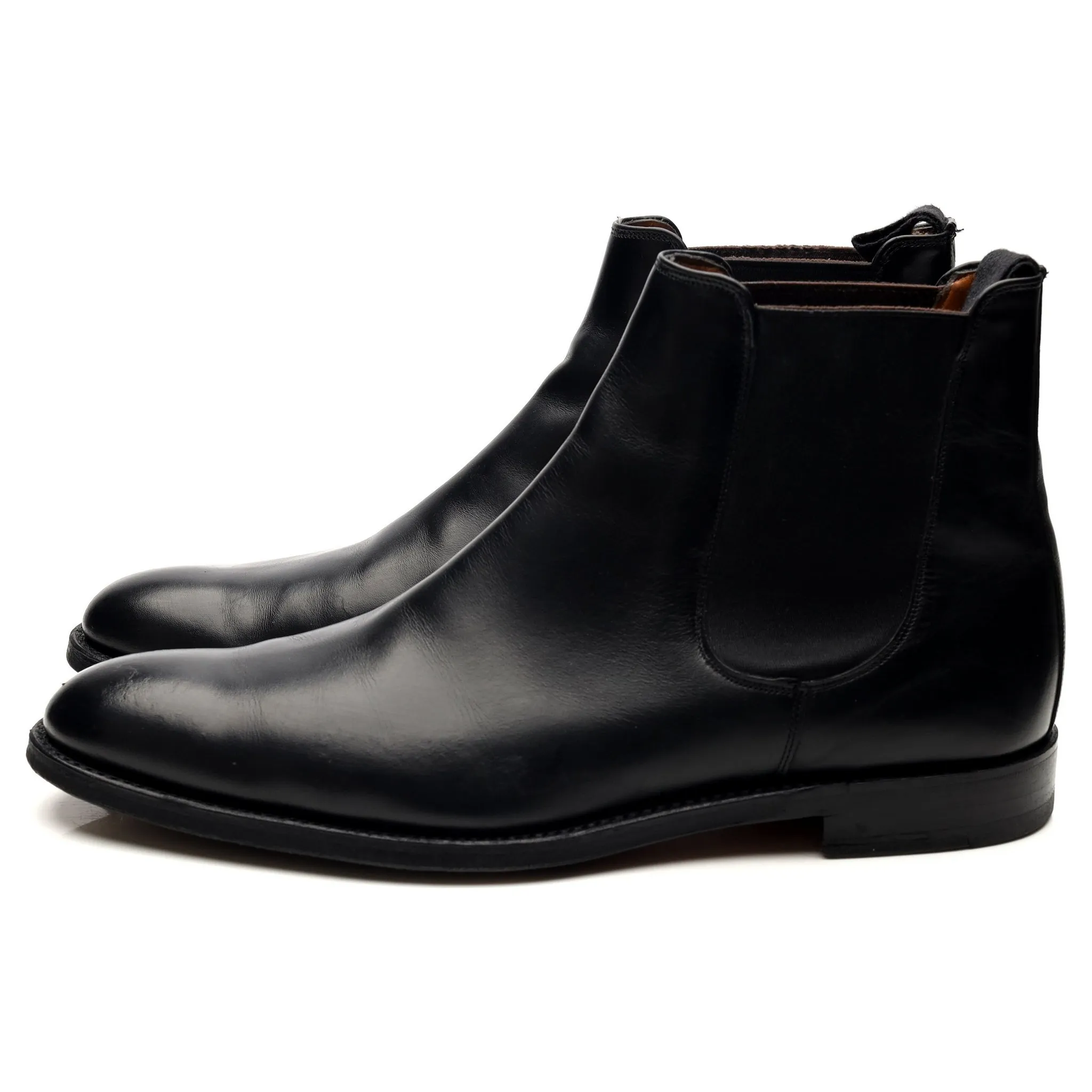 'Threadneedle' Black Leather Chelsea Boots UK 7.5 F