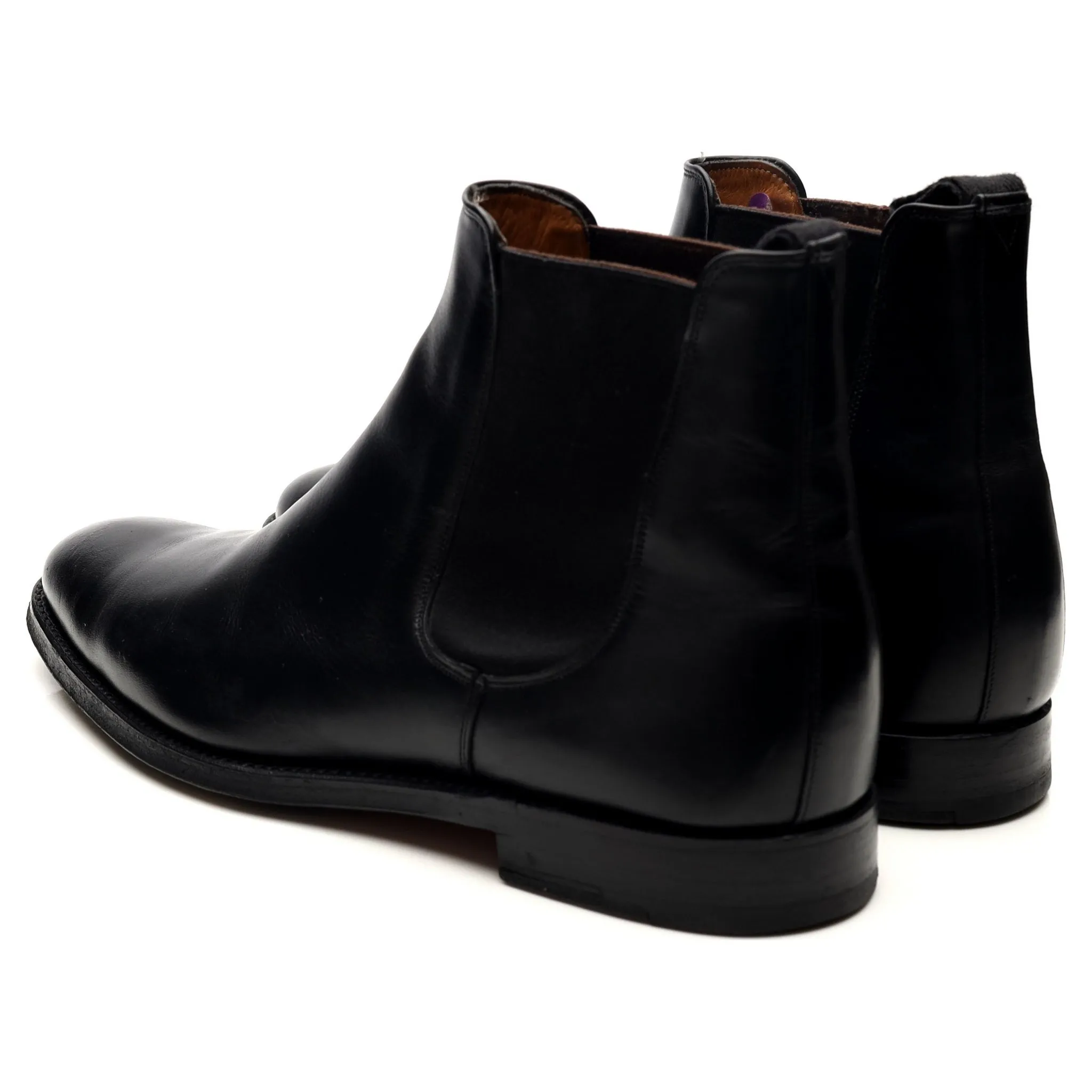 'Threadneedle' Black Leather Chelsea Boots UK 7.5 F