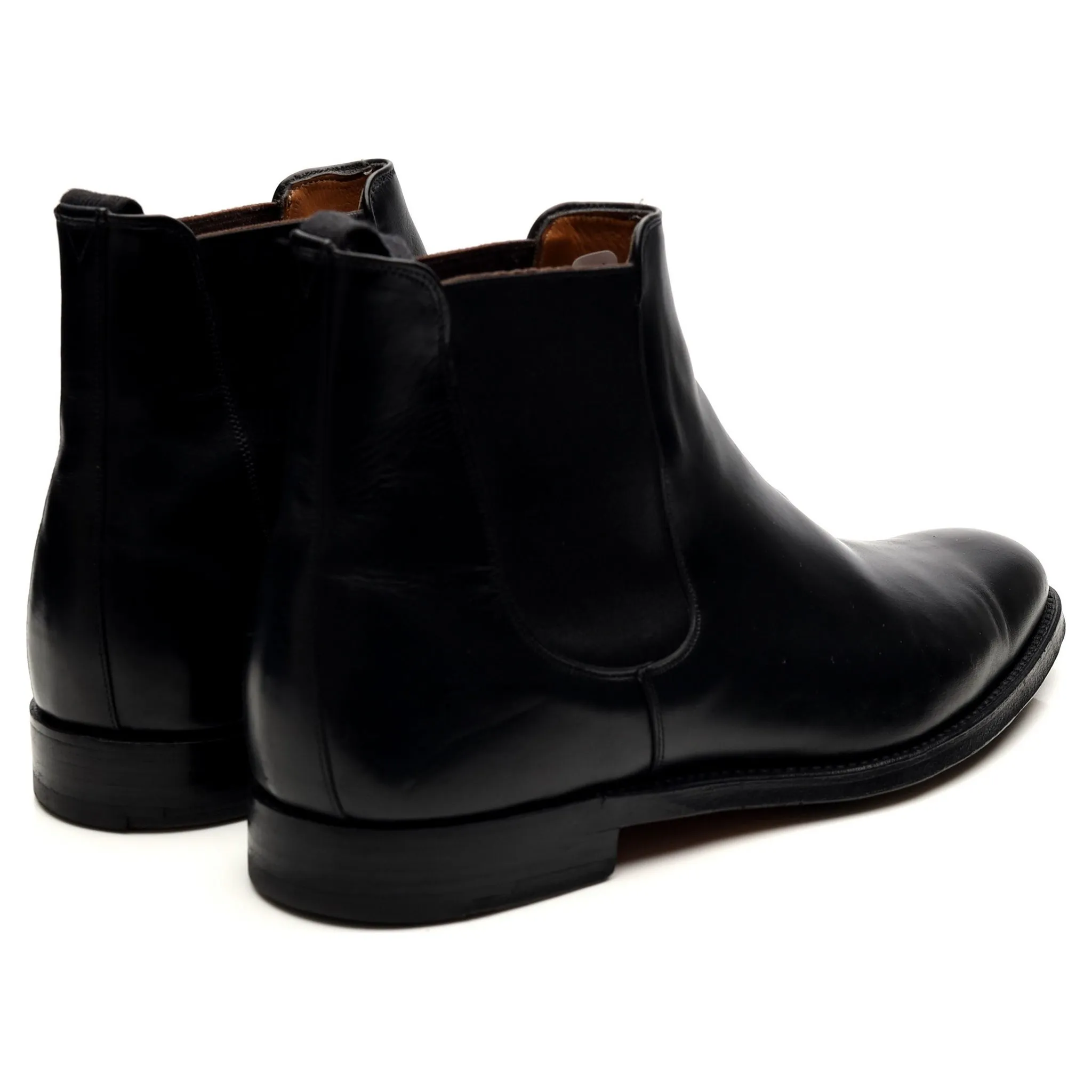 'Threadneedle' Black Leather Chelsea Boots UK 7.5 F