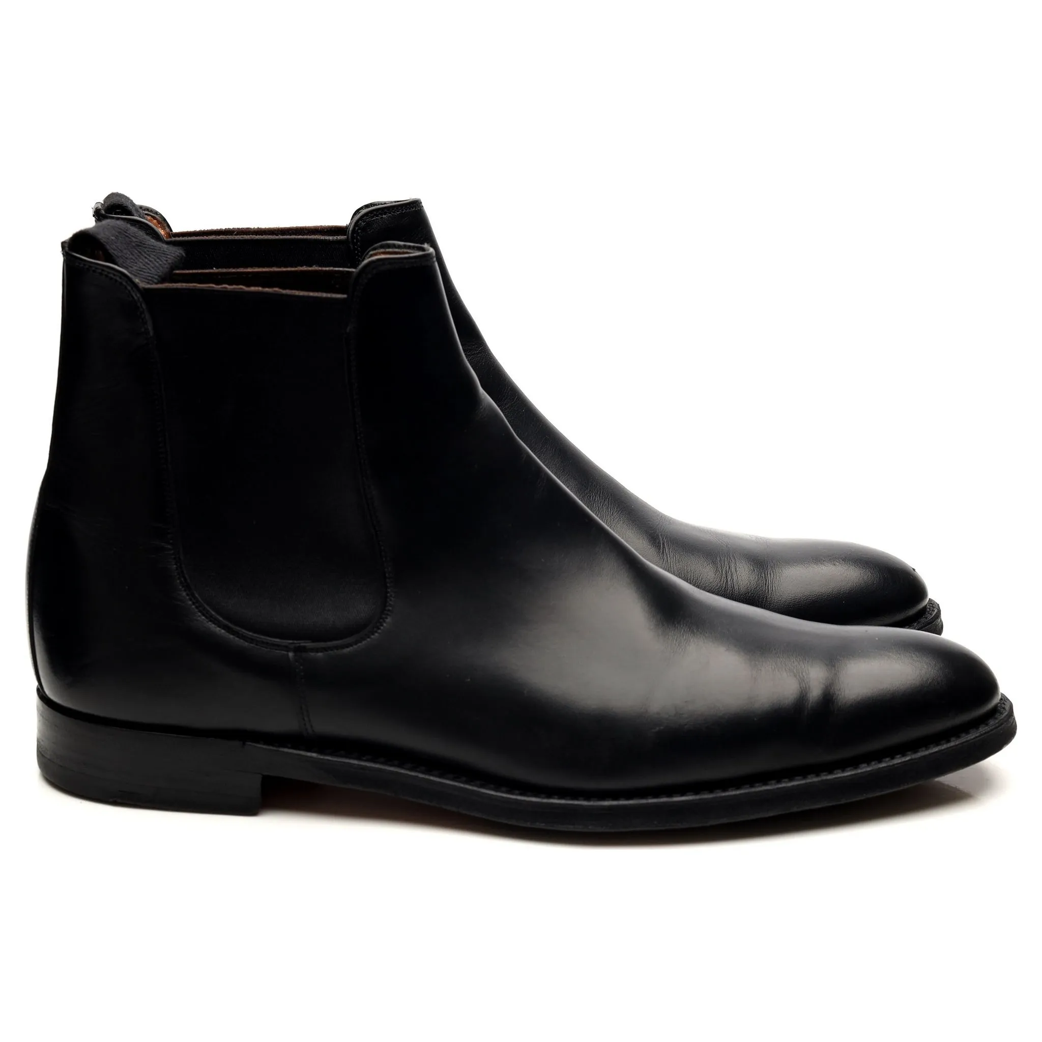 'Threadneedle' Black Leather Chelsea Boots UK 7.5 F