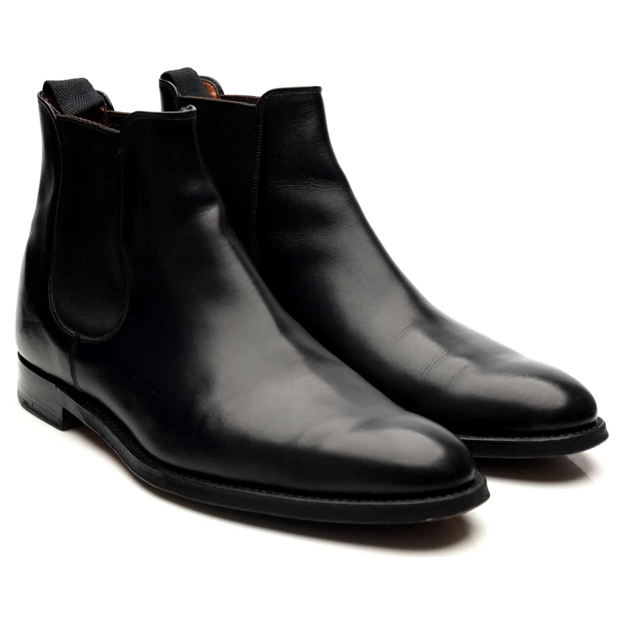 'Threadneedle' Black Leather Chelsea Boots UK 7.5 F