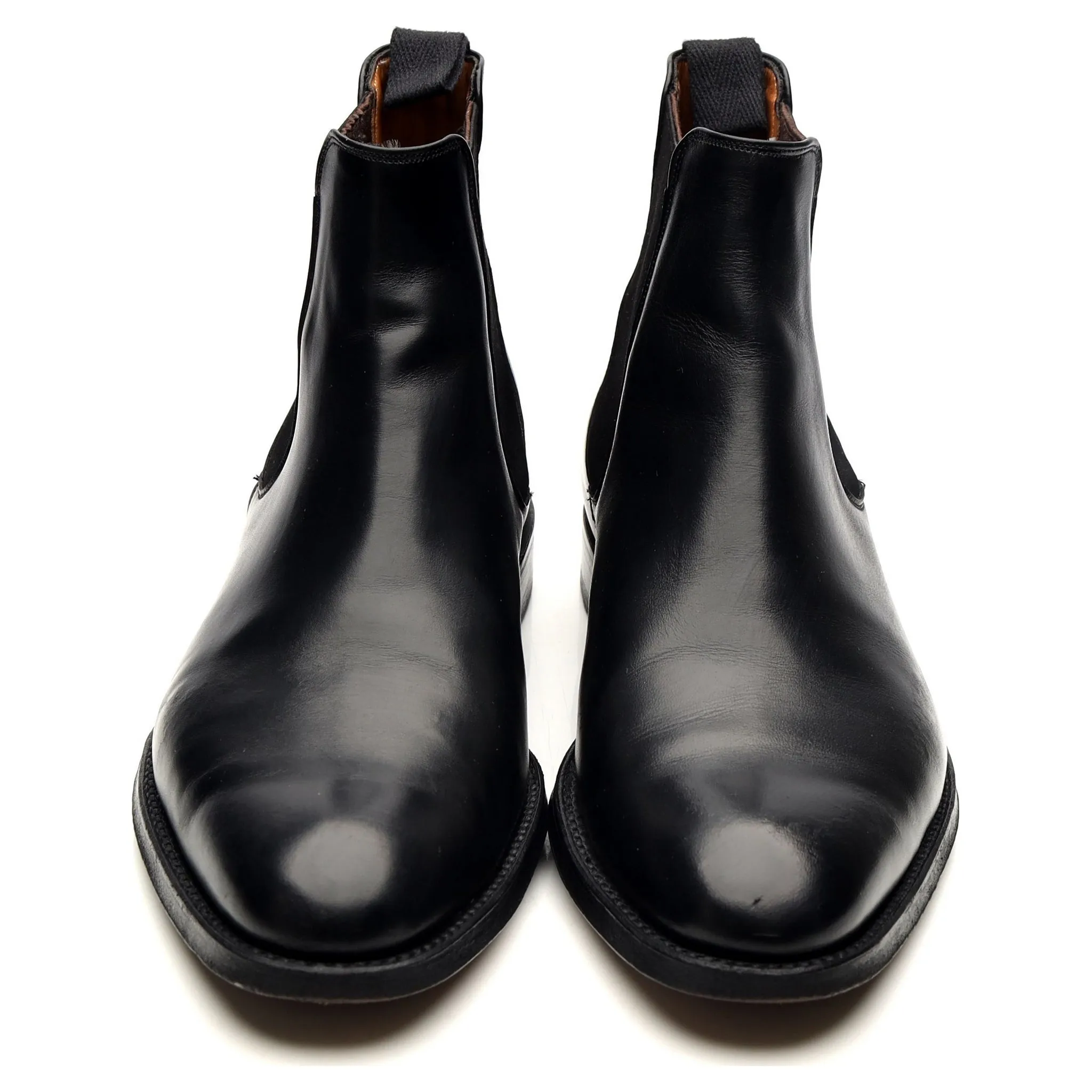 'Threadneedle' Black Leather Chelsea Boots UK 7.5 F